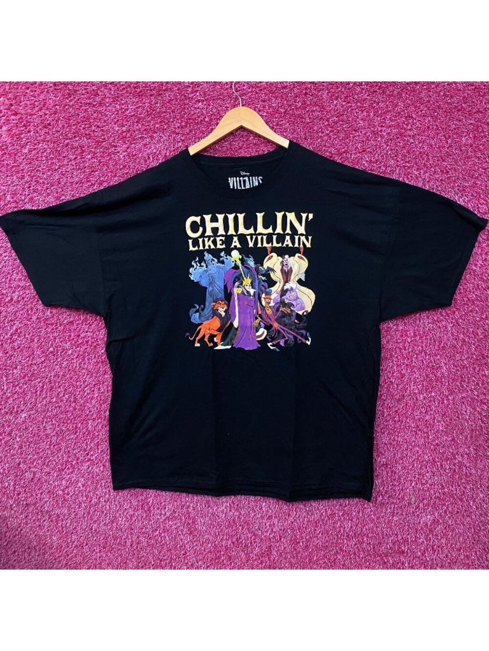 Disney Villains "Chillin' Like a Villain" Graphic T-Shirt 3XL